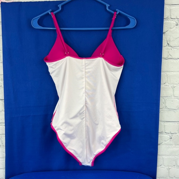 •DAVI & DANI•| Bright Pink One Piece Bathing Suit - Picture 8 of 13